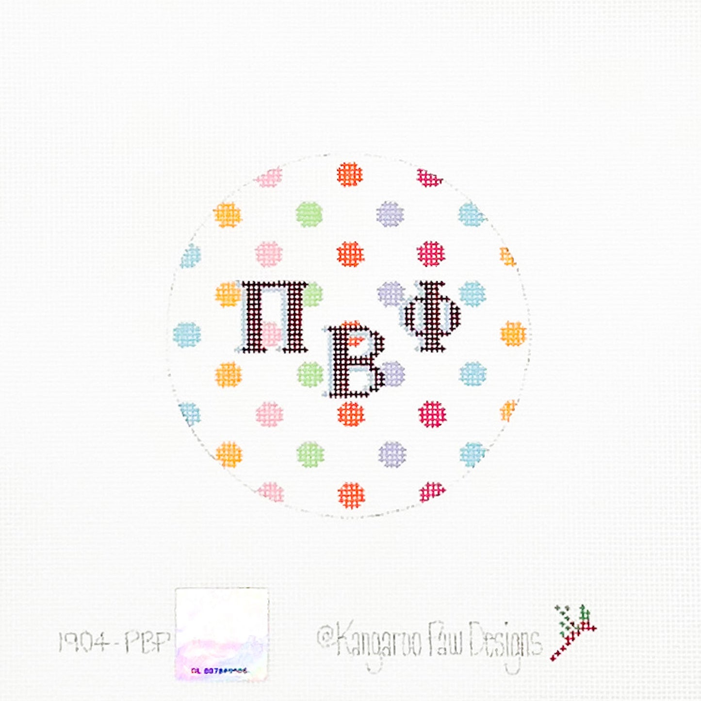 Pi Beta Phi Multi Dot Round