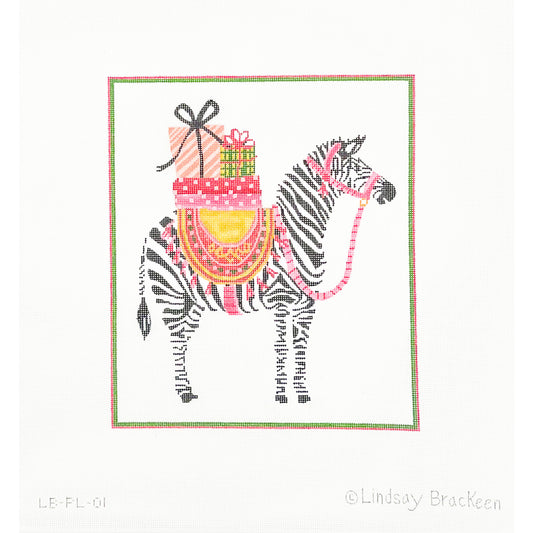 Party Animal Zebra with Gifts