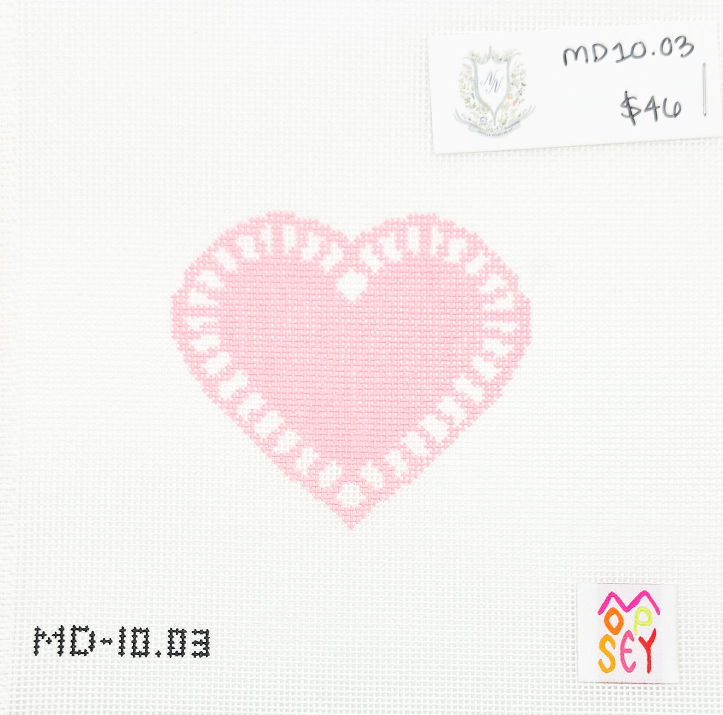 Light Pink Love Doily