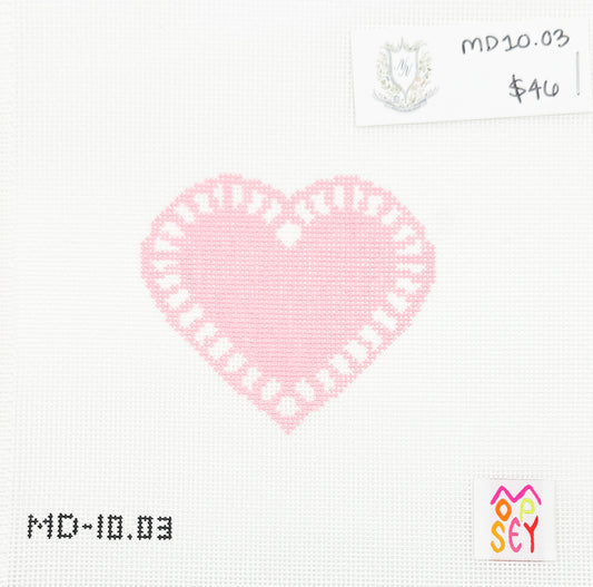 Light Pink Love Doily