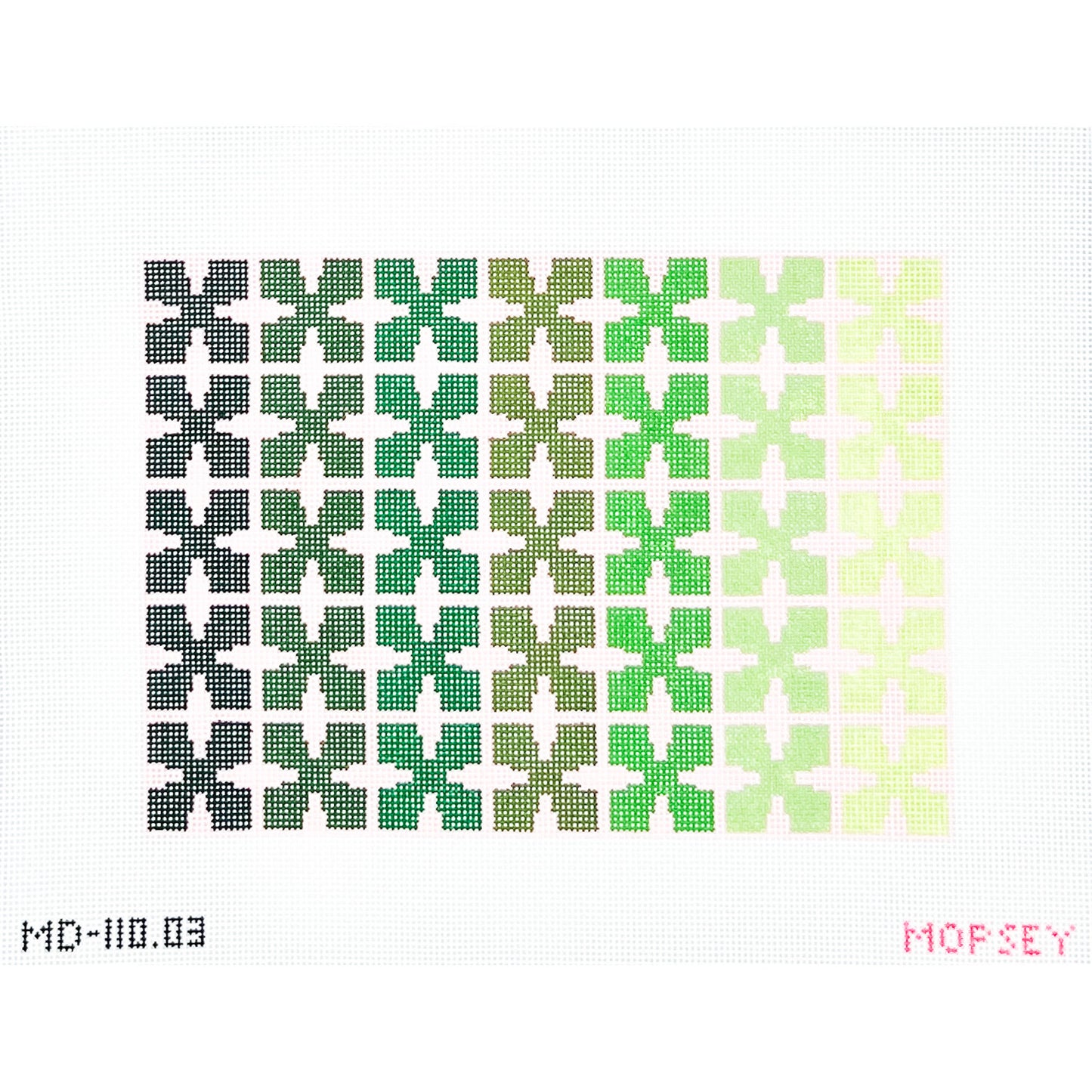 Geo Floral - Green/Pink