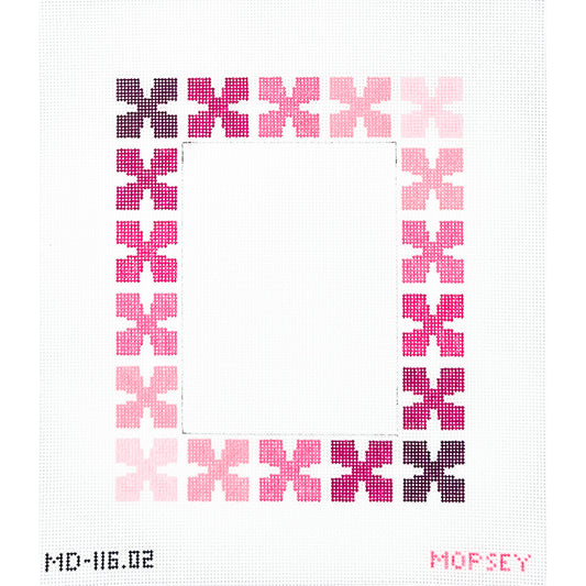 Geo Floral Frame - Pinks