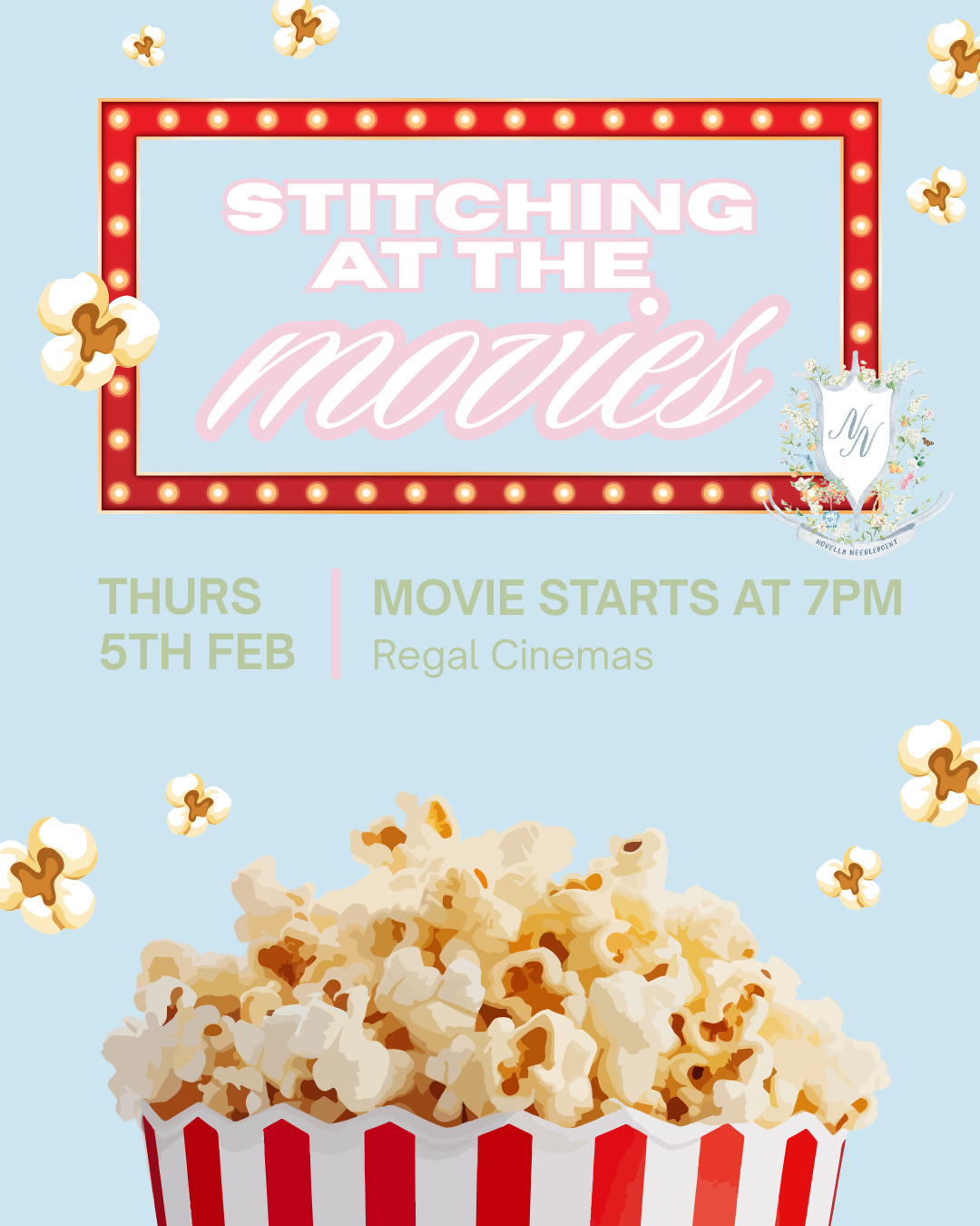 Galentine's 2026: Stitching at the Movies