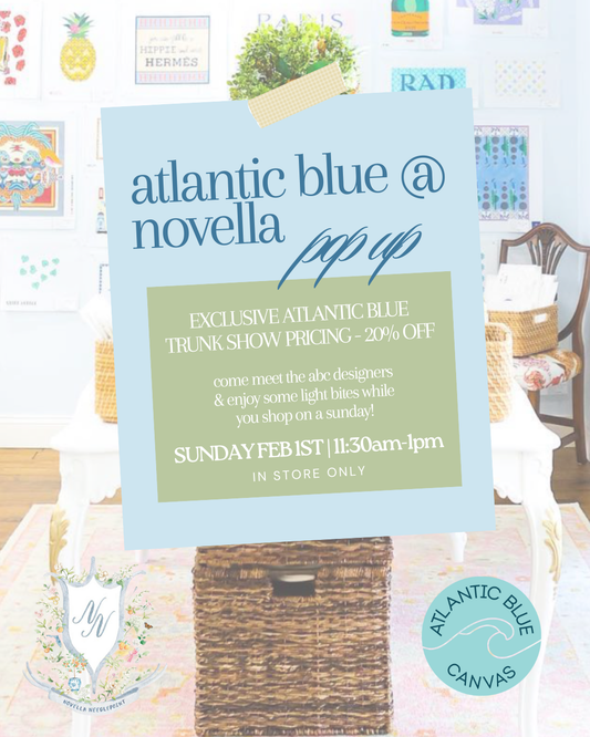 Atlantic Blue x Novella Pop Up