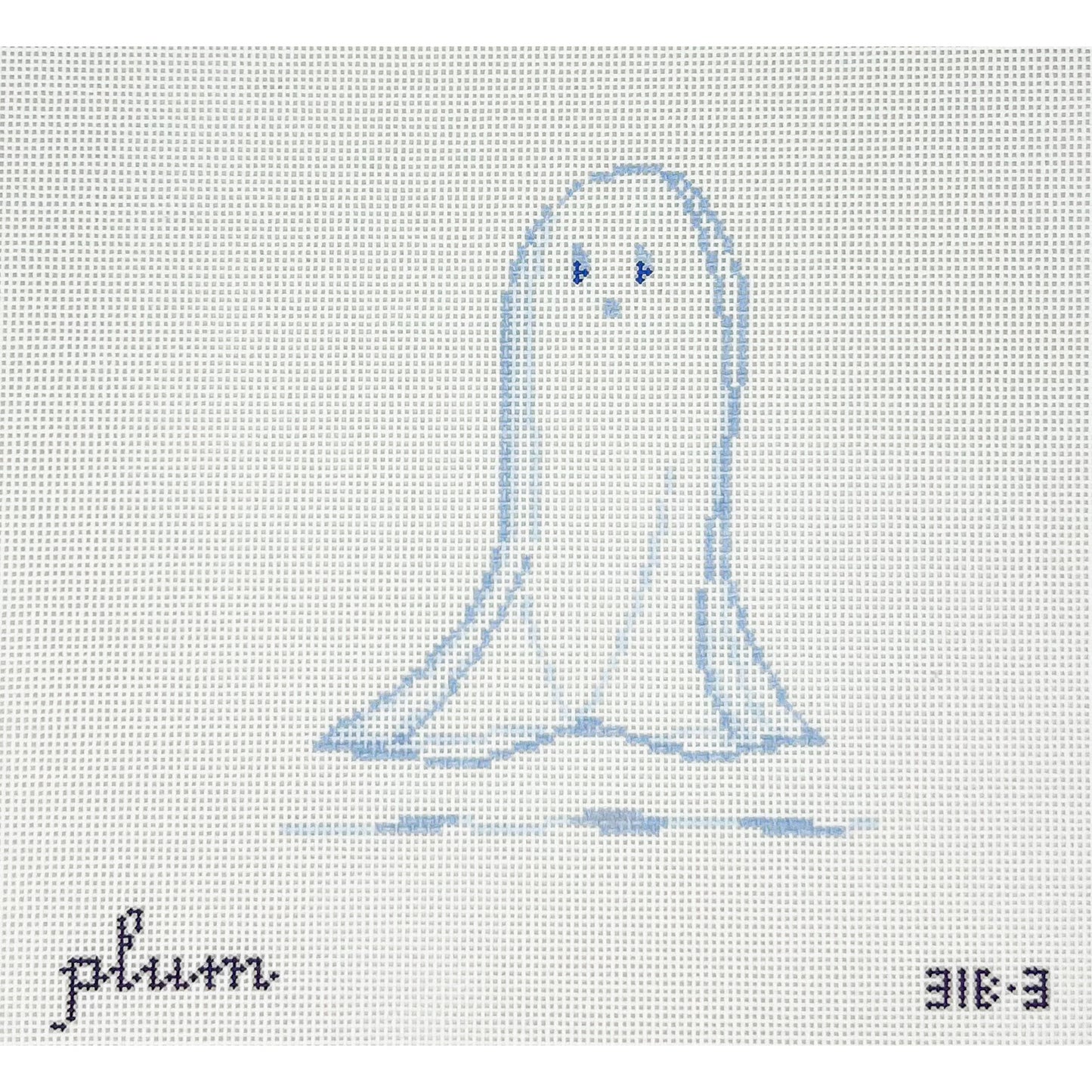 Blue & White Ghost #3