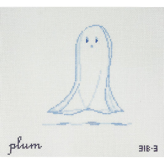 Blue & White Ghost #3