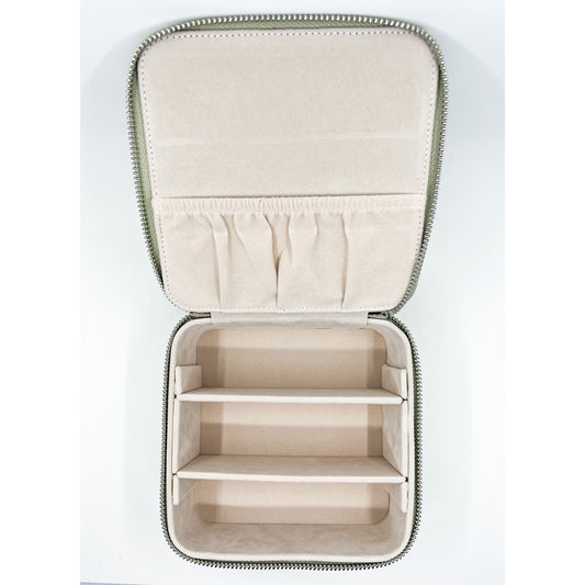 Pistachio 5" Self-Finishing Leather Box