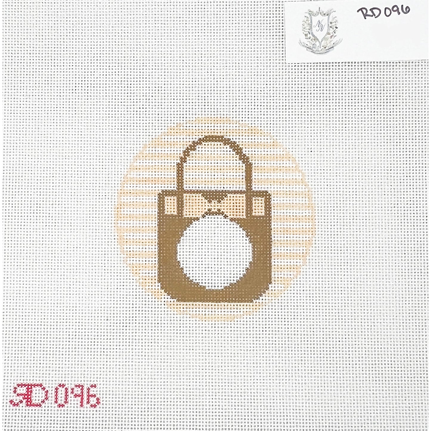 Straw Tote Monogram Round