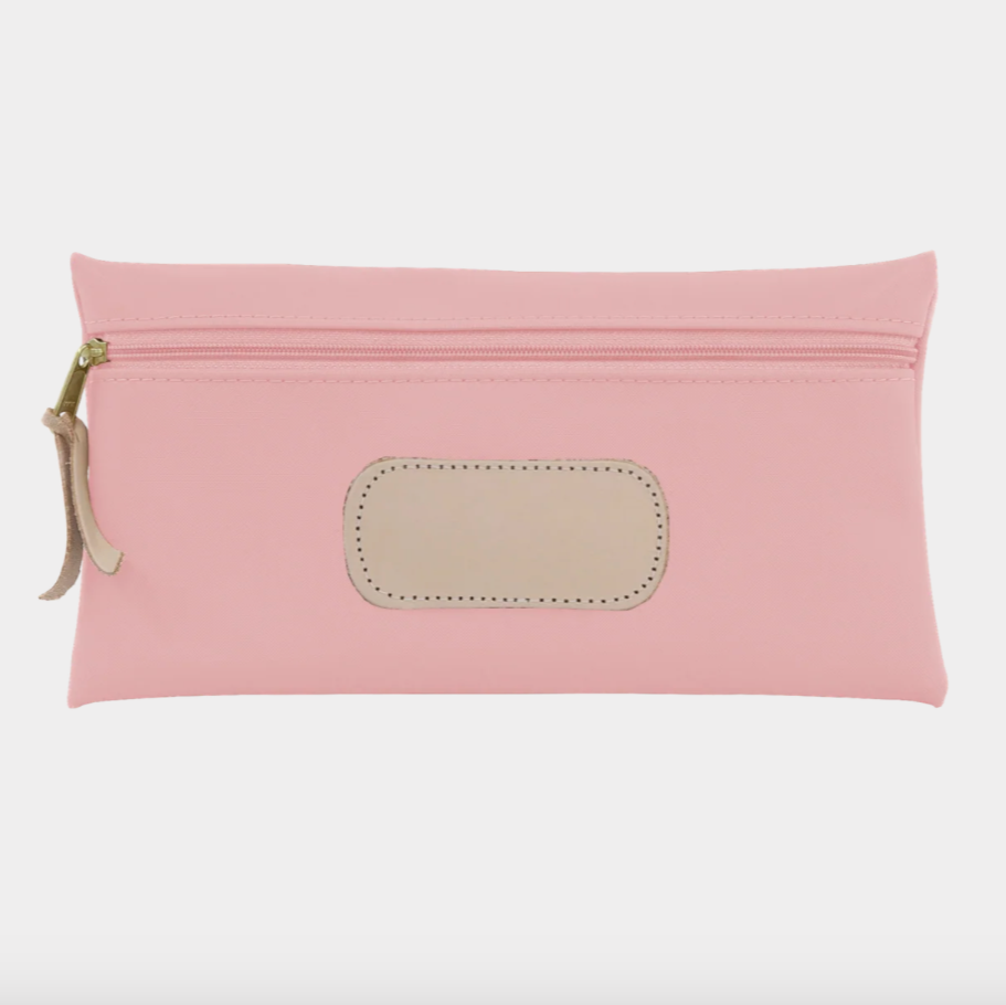 Jon Hart Large Pouch in Rose Coated Canvas