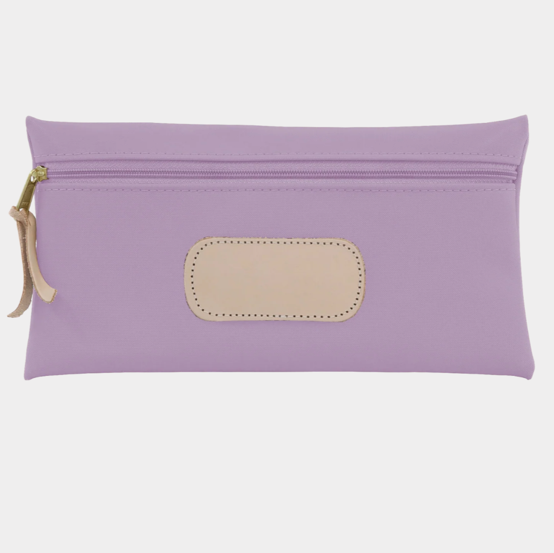 Jon Hart Large Pouch in Lilac Coated Canvas