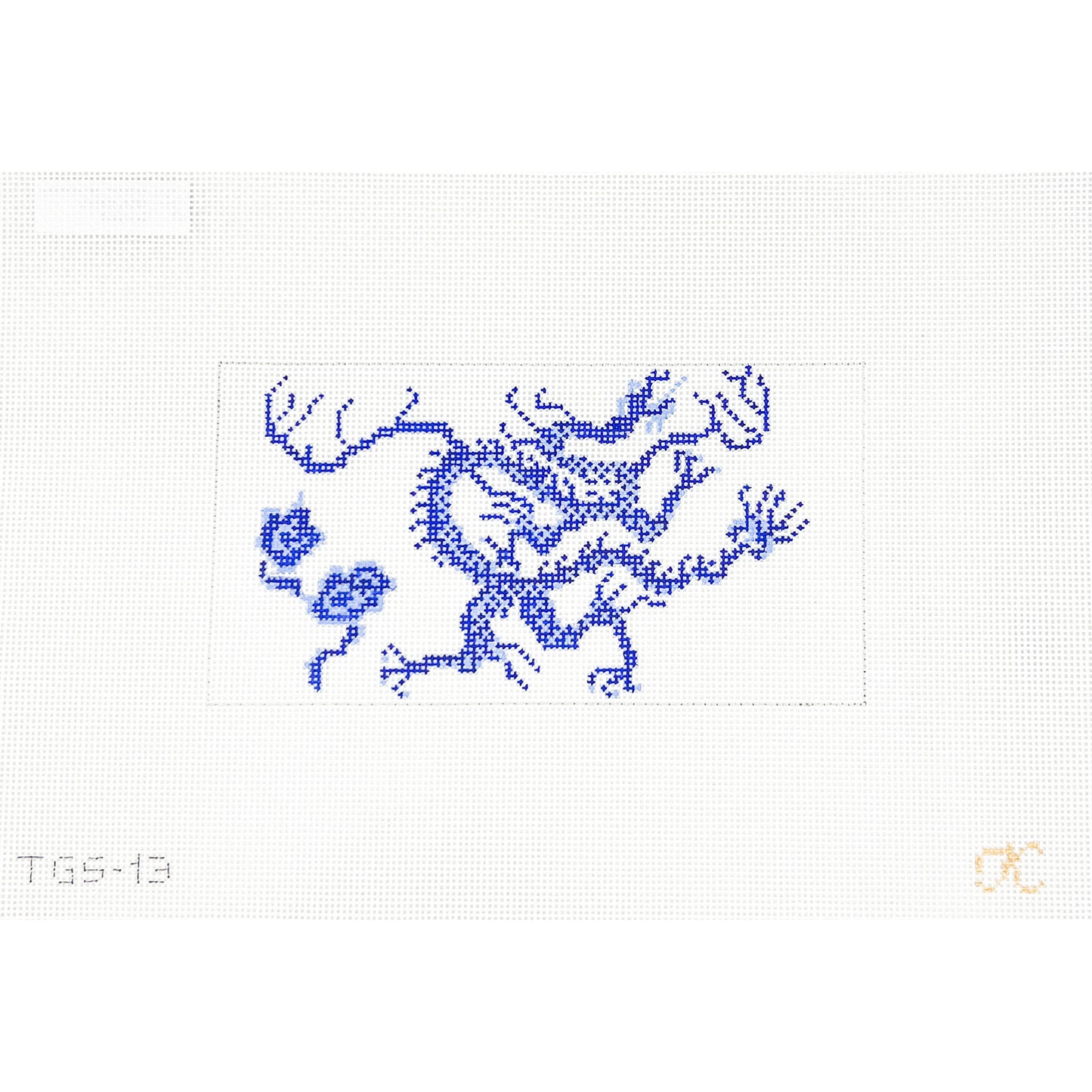 Chinoiserie Dragon in Blue