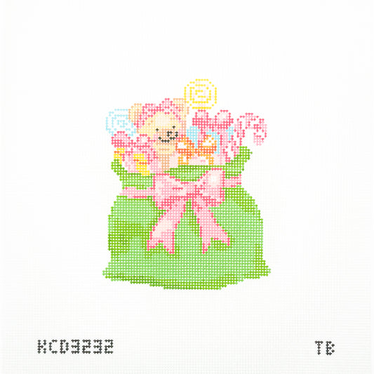 Pink + Green Santa's Bag of Toys