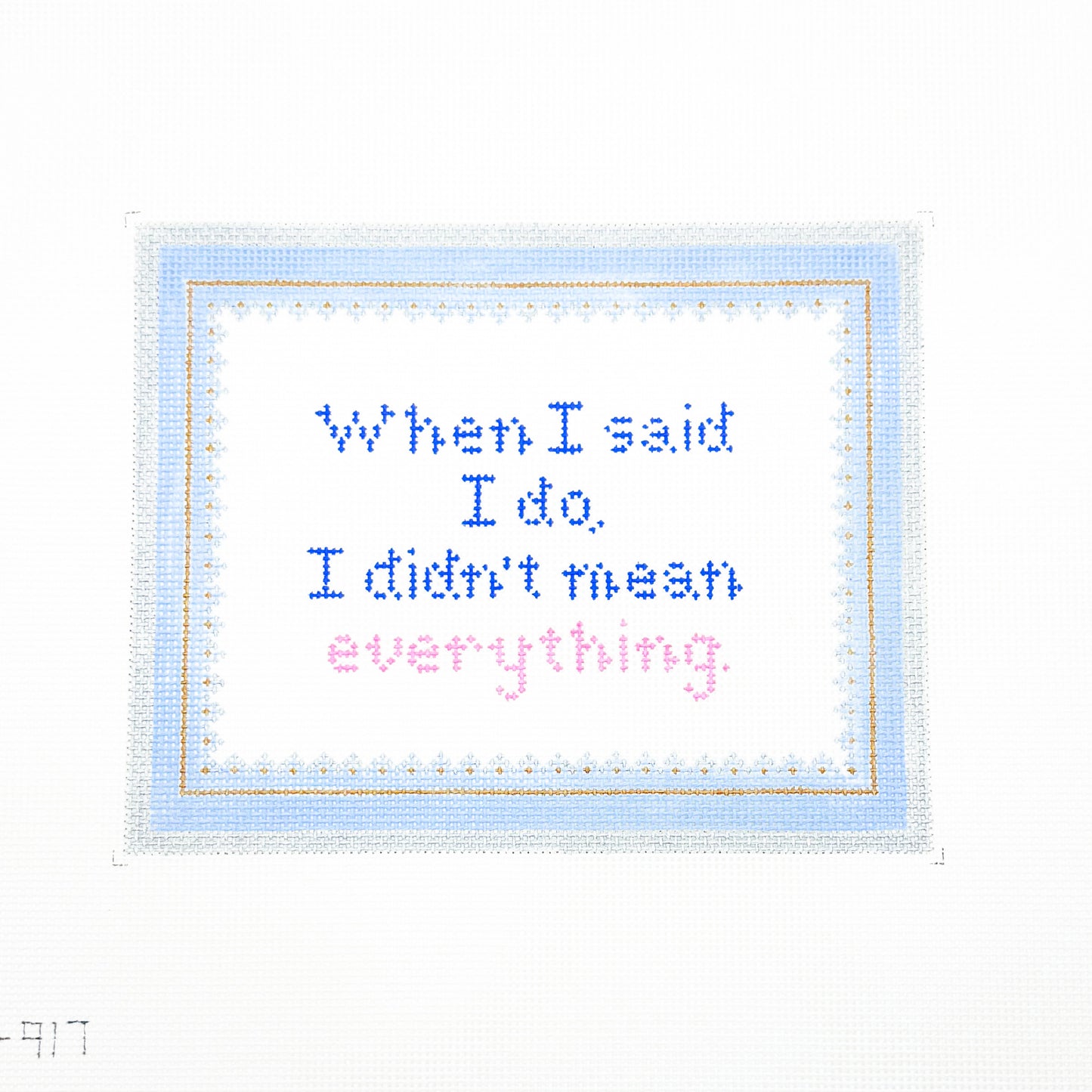 I Didn't Mean Everything