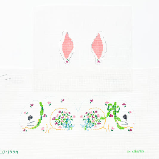 Pink Hearts Two Sided Bunny