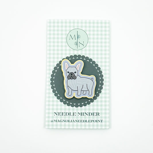 Gray Frenchie Needle Minder