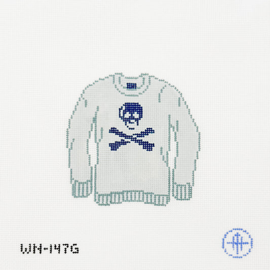 Jolly Roger Sweater in Gray