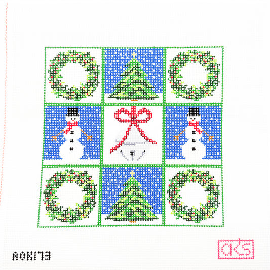 Christmas Tic Tac Toe Board