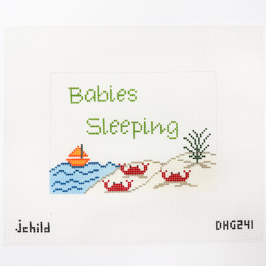 Beach “Babies Sleeping” Sign
