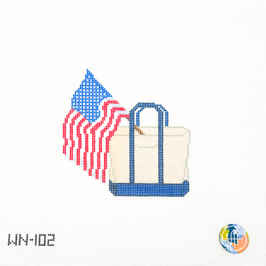 Americana Boat Tote