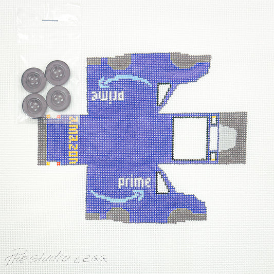 3D Cool Wheels Blue Delivery Truck