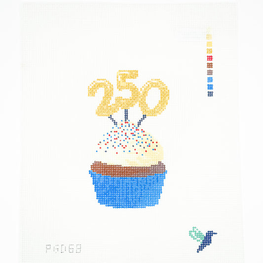 250th Birthday Cupcake