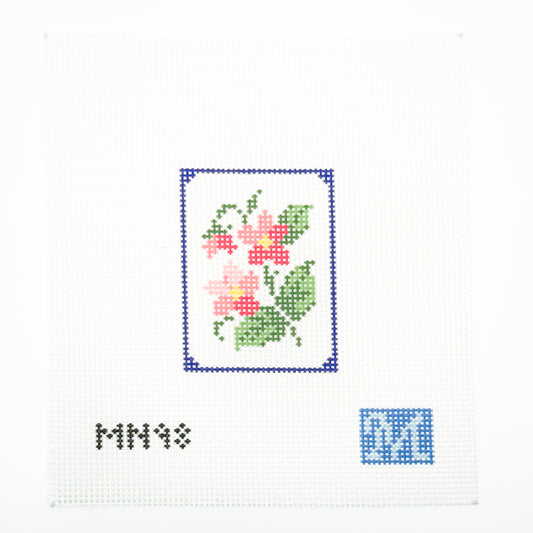 Flower Mahjong Tile