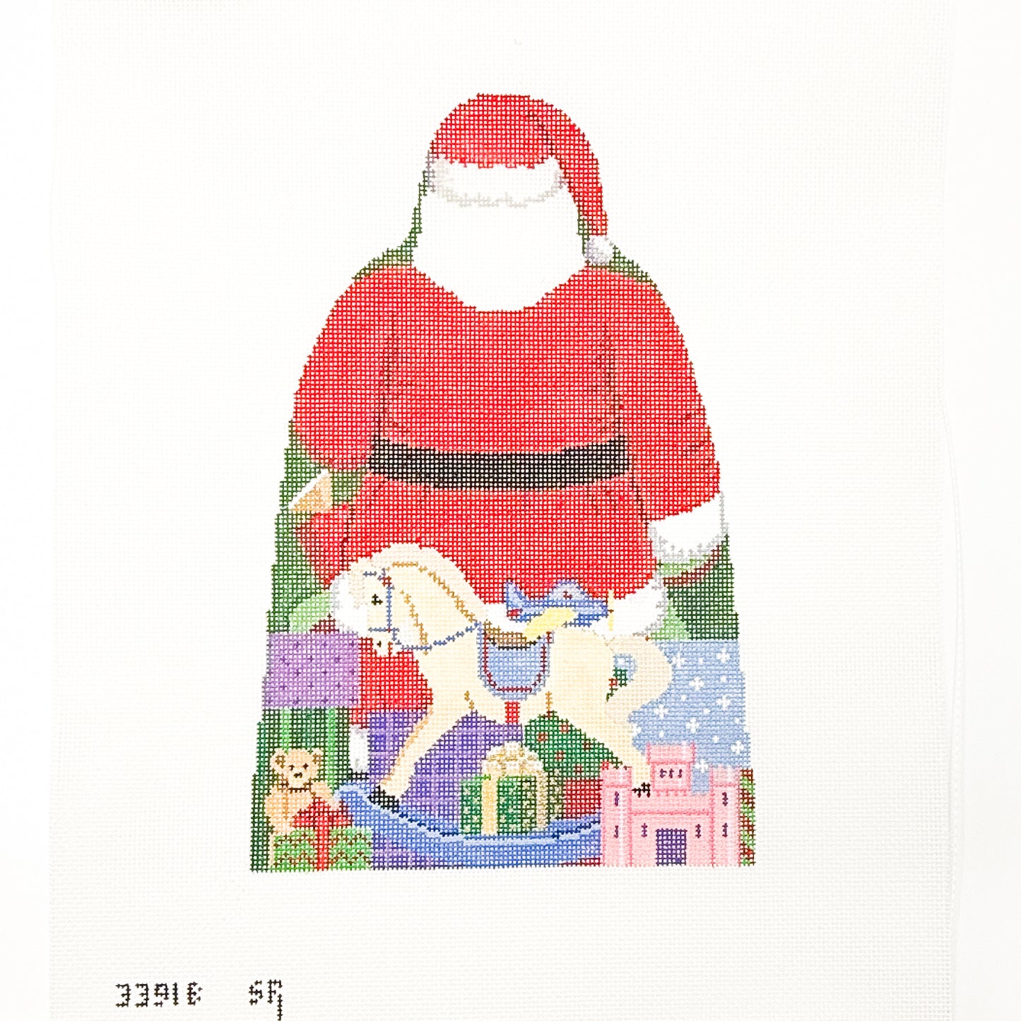 Santa with Toy Sack (double-sided)