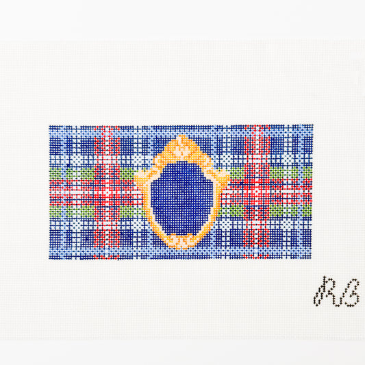 Plaid with Gold Frame for the Everyday Clutch