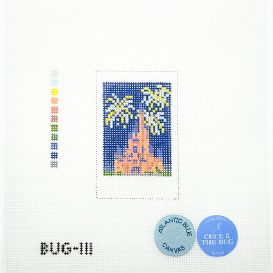 Magical Castle Fireworks Polaroid