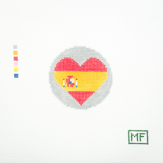 Heart Bag Charm - Spain