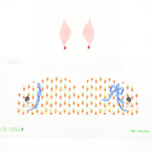 Two Sided Bunny with Carrots (13 mesh)