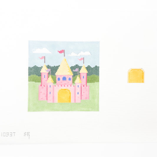 Pink Castle Tooth Fairy Pillow
