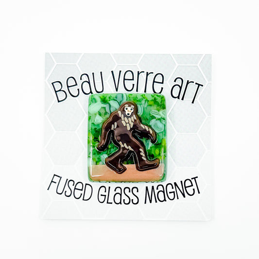 Big Foot Fused Glass Needle Minder