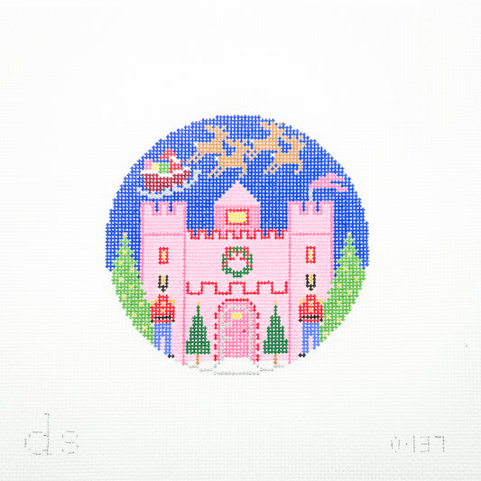 Pink Castle Ornament