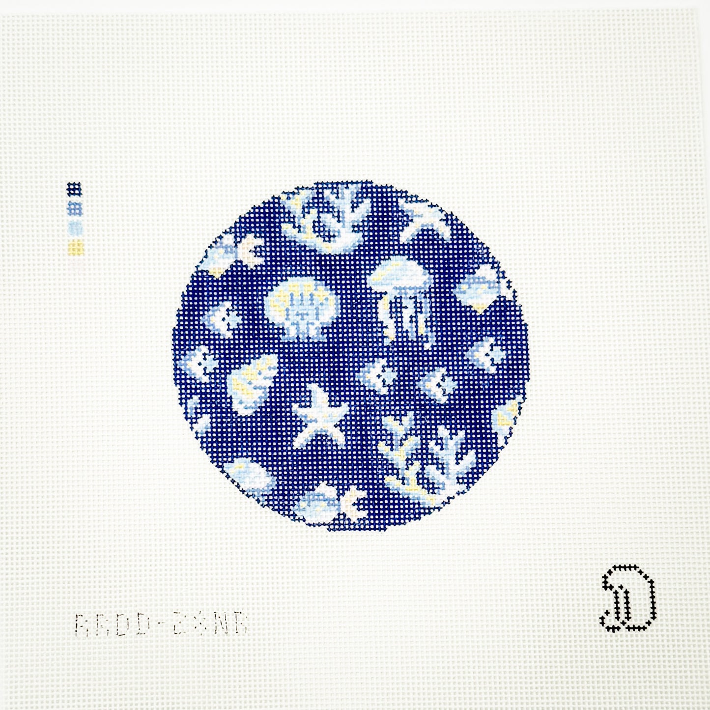 Ocean Glow Round - Blue