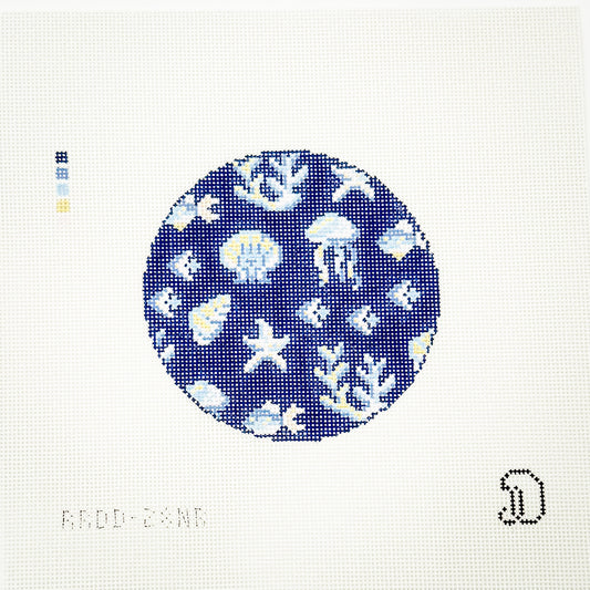 Ocean Glow Round - Blue