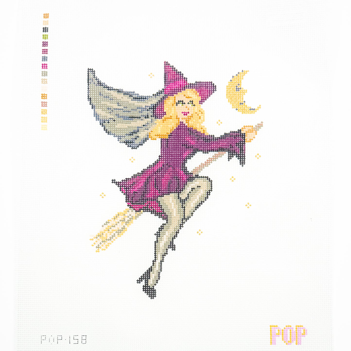 Retro Witch in Purple