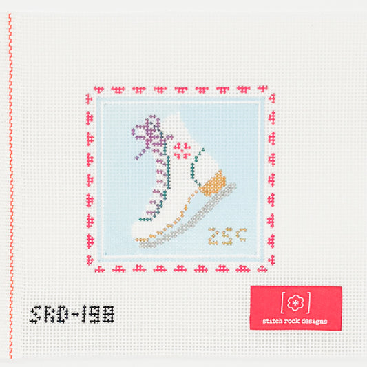 Ice Skate Stamp