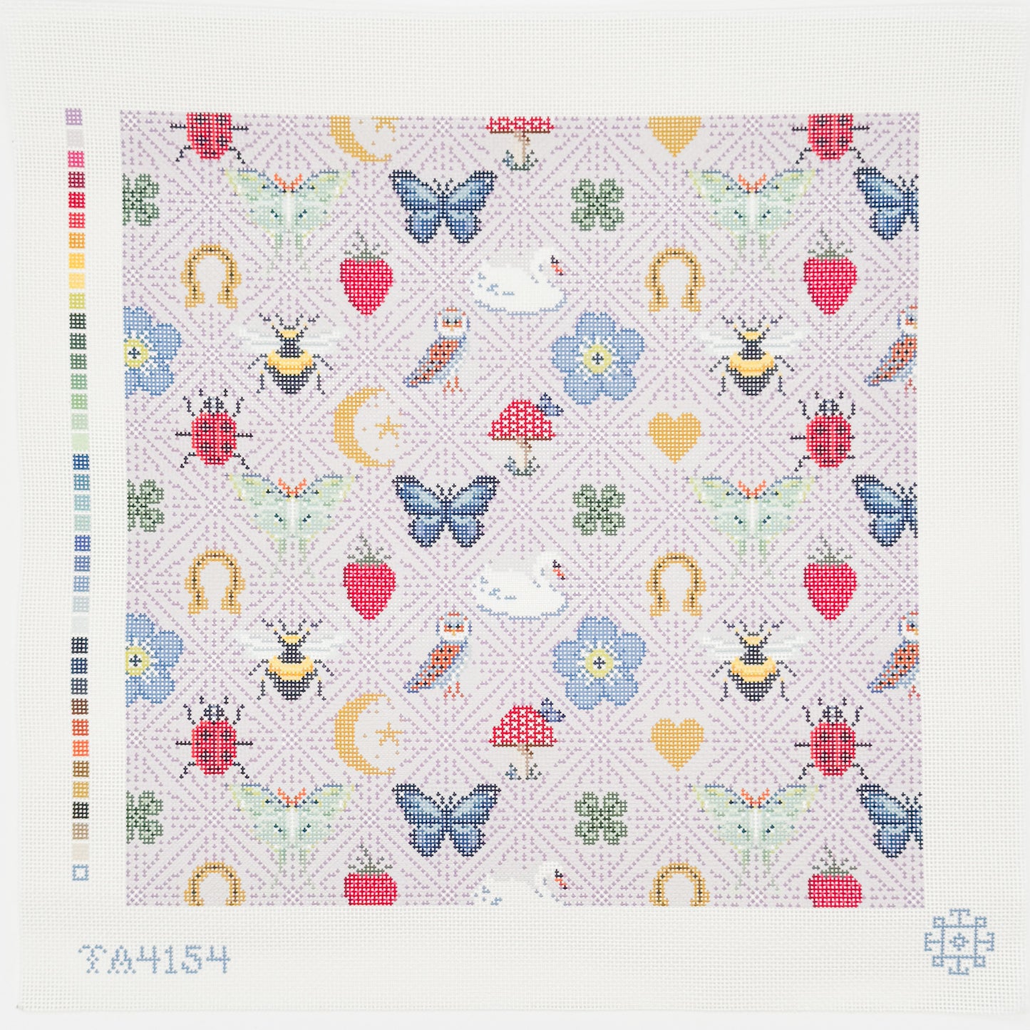 Folklore Pillow in Lilac