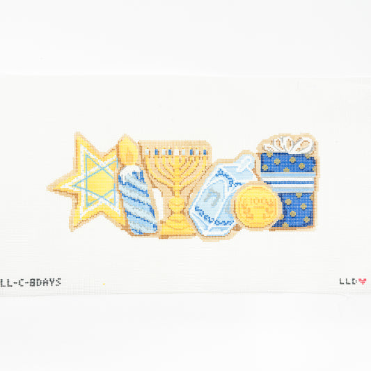 Hannukah Cookies Row