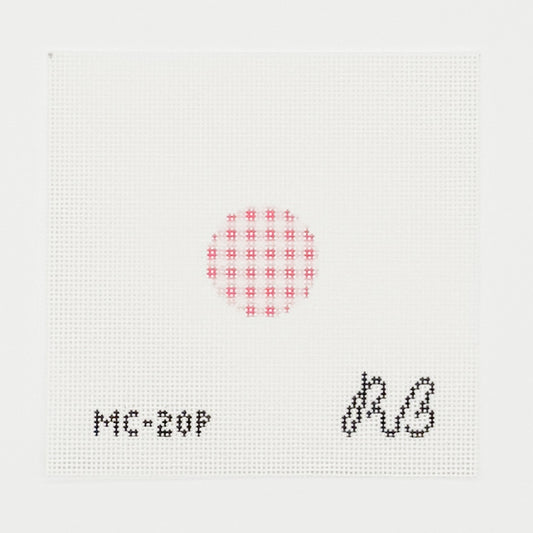 Mini Pink Gingham Key Fob Insert