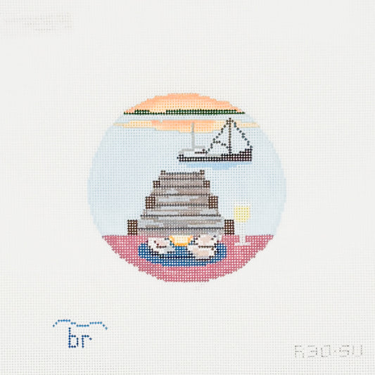 Oysters on the Pier Ornament