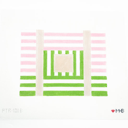 Multi Stripe Tote (Blossom Stem) - TRUNK SHOW
