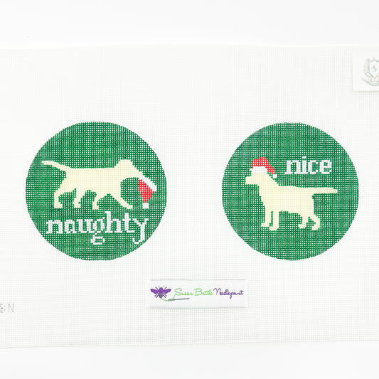Naughty/Nice Yellow Labs