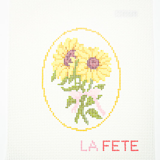 3rd Anniversary Sunflowers Oval