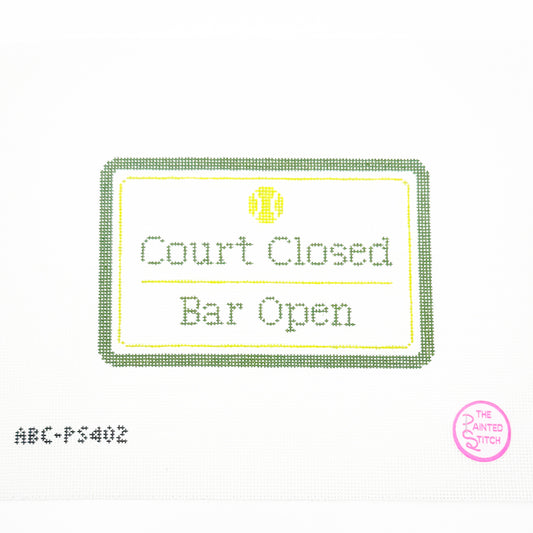 Court Closed, Bar Open - Tennis