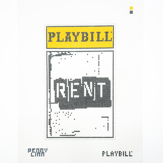 Life-Sized Rent Playbill