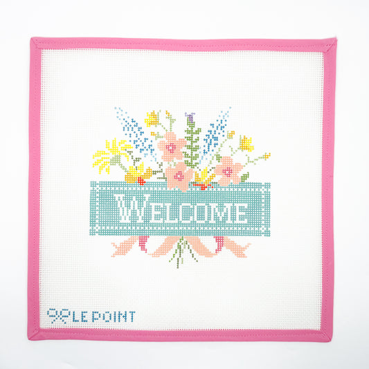 Welcome Floral Bunch Sign