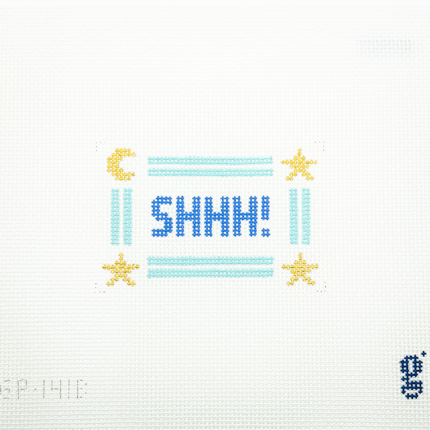 SHHH! Mini Sign - Blue