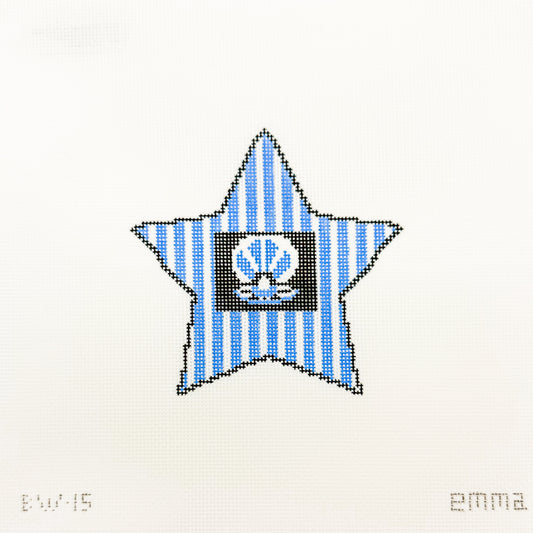 Star with Pearl Shell Ornament